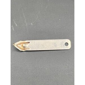 Vtg Vaughan USA 54 Can Bottle Opener‎ Rooster Logo Metal Church Key Barware